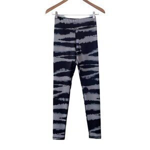 EXP Core Performance Gray High Rise Tiger Stripe Leggings Women's Size XS